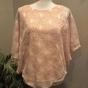 Light peach blouse